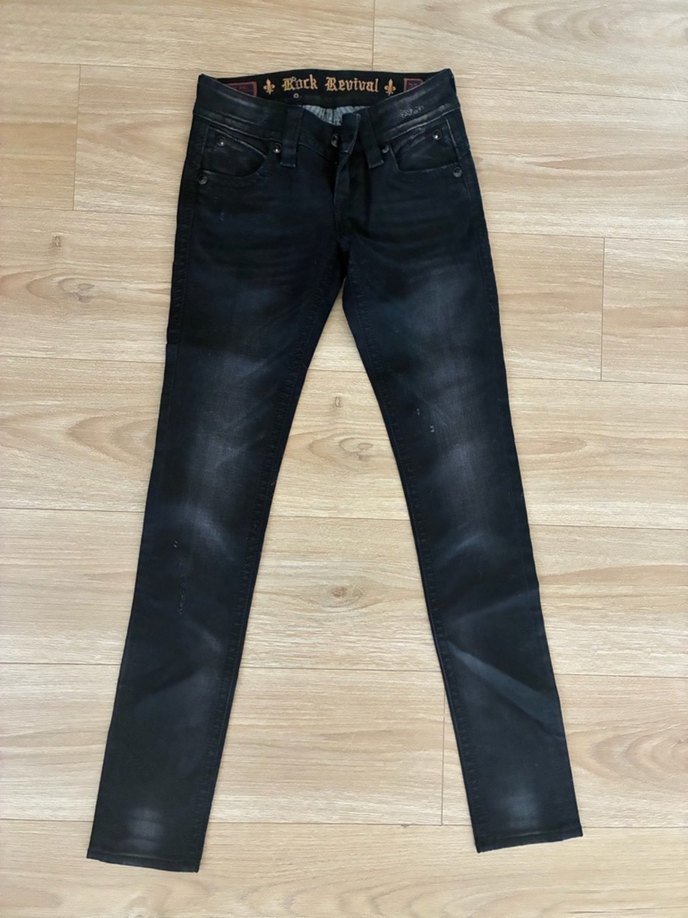 Rock Revival Women's Black Jeans - Picture 4 of 6